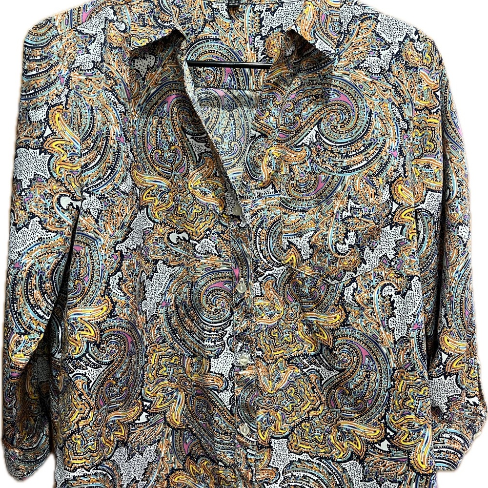 The Limited Multicolor Paisley Button Down Shirt